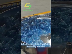 Máquina de Montagem do Conector Sem Agulha para Infusão