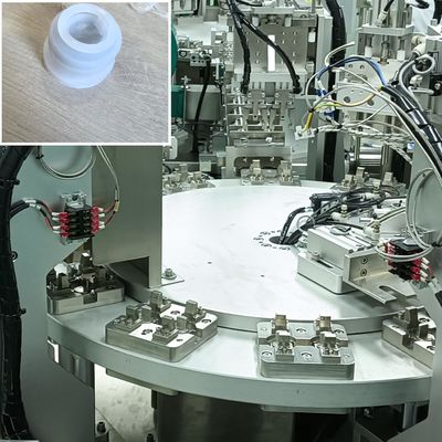 Bom preço. Tipo de plataforma giratória Máquina de montagem de cobertura de anel de puxação única on-line