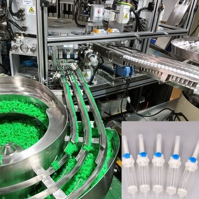 Bom preço. Máquina de montagem avançada e personalizável de produtos médicos para gotas intravenosas com inspeção e soluções de fibra óptica on-line