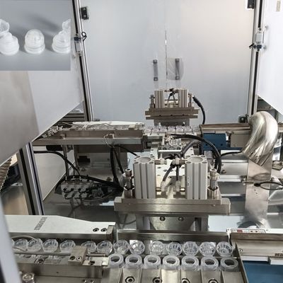 Bom preço. Máquina de montagem automática de tampa Flip Top Drink Bottle Cap Assembly Machine com função de dobragem e fechamento on-line