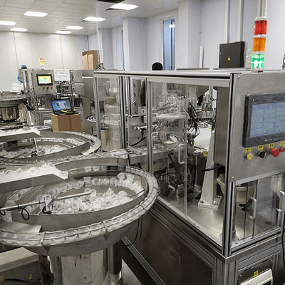 Euro Cap Assembly Machine for Medical Bottles - Servo Mechanism