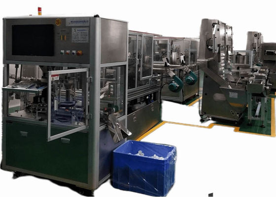 Bom preço. Máquina de enchimento de tampas de gel de 60 Hz Controle PLC Montagem automática de tampas de dessicante on-line