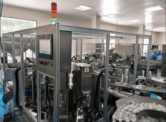 Bom preço. Máquina de montagem de tampa de infusão Máquina de captura automática com sistema de controle PLC on-line