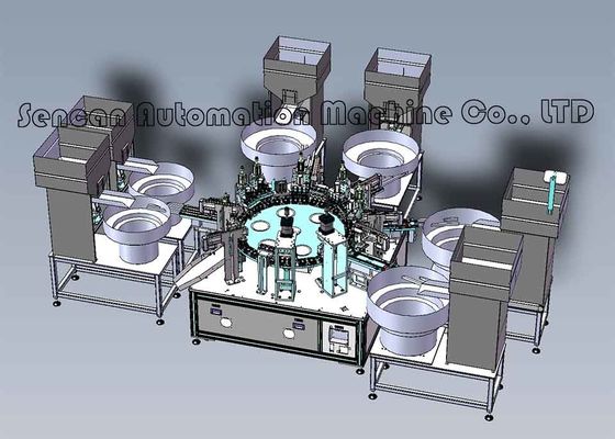 Bom preço. Máquina de montagem de helicóptero personalizável 50HZ Máquina automática de encosto de parafuso on-line