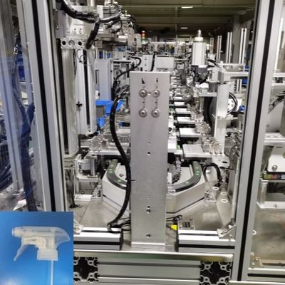 Máquina de montagem de utensílios diários de alto desempenho para pulverizadores de água e pulverizadores de gatilho