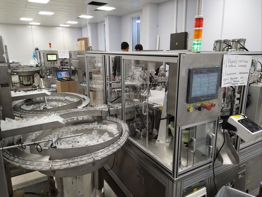 Máquina de montagem automática de tampa europeia bifold cap tipo giratório, estável, eficiente