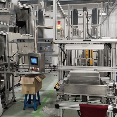 Máquina de embalagem automática controlada por PLC para garrafas com múltiplas opções de embalagem e velocidade de produção