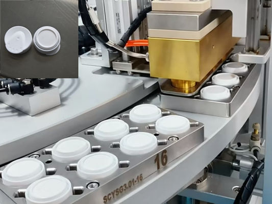 Bom preço. Estabilidade de velocidade e alta precisão de montagem Cap Desicante Silica Gel de Enchimento Sealing Cap Assembly Machine Com Servo Motor e PLC Control Cap Machine on-line
