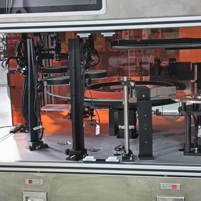Máquina de inspecção de imagem totalmente automatizada de 360 graus sem ângulo cego 0,3% taxa de detecção falsa