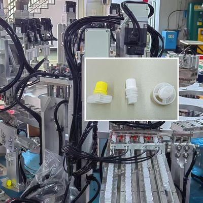 Bom preço. Máquina não padrão de parafusagem automática de tampa Vibrante alimentação de disco dividida em direções Tipo de operação de plataforma giratória on-line