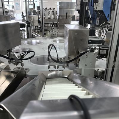 4000pcs/h Automatização não-padrão Máquina de Soldadura Ultrasônica Controle PLC Controle remoto