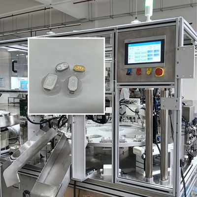 Máquina de Montagem Automatizada para Tampas de Filme de Infusão Operada por CLP com Programa de Controle Remoto