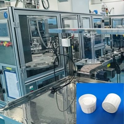 Máquina de montagem de tampão de desicante de gel de sílica desempenho estável Plc controle remoto