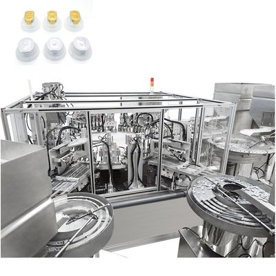 Máquina de Montagem Automatizada de Tampas de Folha de Alumínio para Infusão para Folha de Alumínio de Fácil Remoção e Excelente Propriedade de Soldagem Tampas de Frascos IV com Diferentes Especificações de Produto e Demandas de Produção