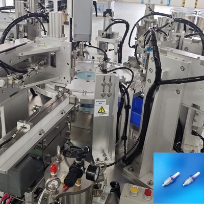 Equipa de Serviço Pós-Venda Profissional Máquina de Montagem de Produto Médico Para Infusão Conector Desnecessário