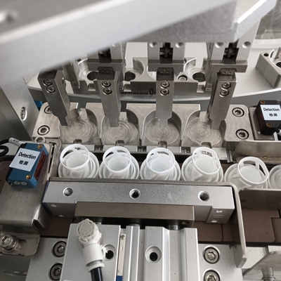 Máquina de montagem de vedação automática com caixa de suprimentos de desicante que pode proteger o desicante da umidade e da poluição